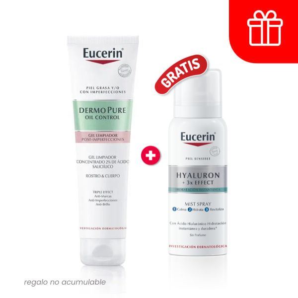 Eucerin Dermopure Oil Gel Limpiador  - Frasco 150 ML